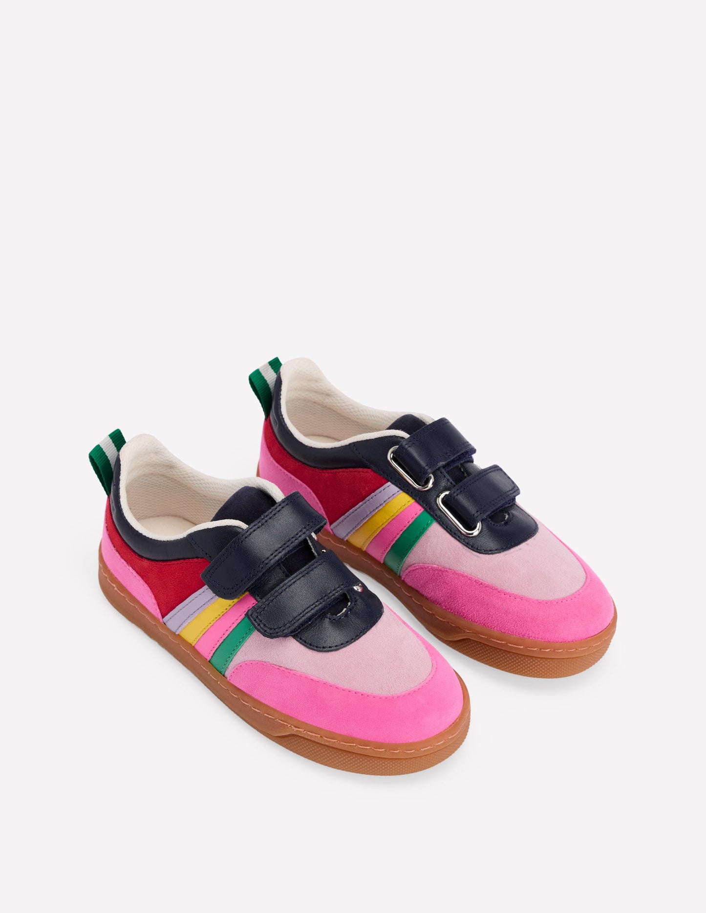 Niedrige Sneaker mit Blockfarben-Bunt
