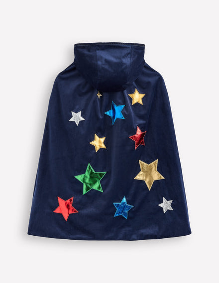 Zaubererumhang-Regenbogen Metallic-Sterne