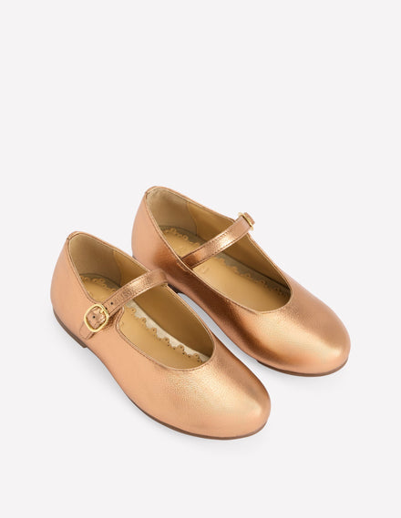 Mary-Jane-Schuhe-Bronze