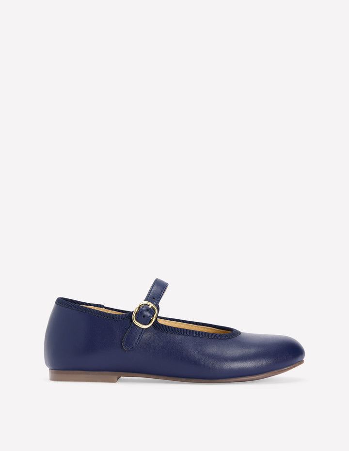 Mary-Jane-Schuhe-Marineblau