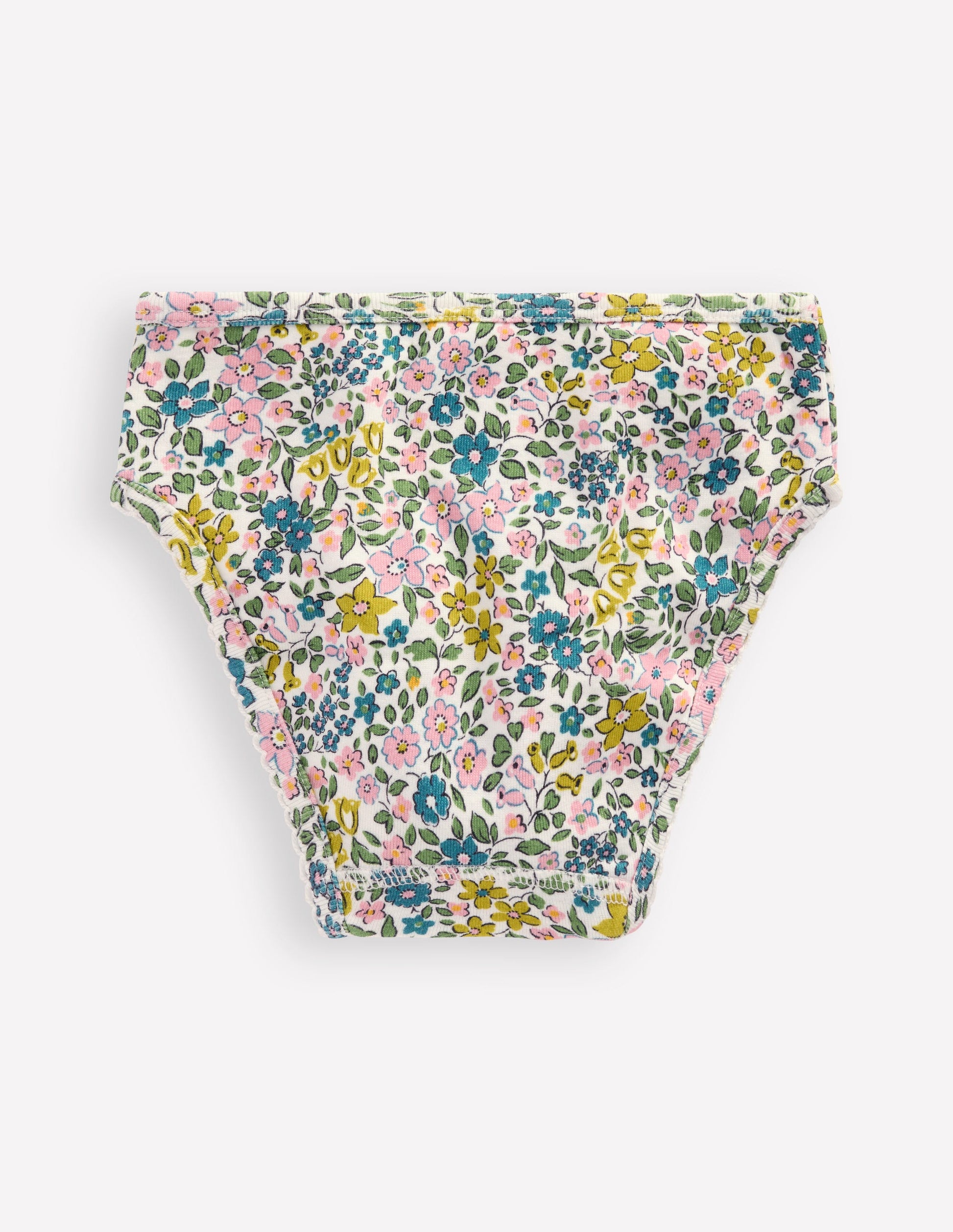 Unterhosen im 7er-Pack-Bunt Floral/Streifen-2