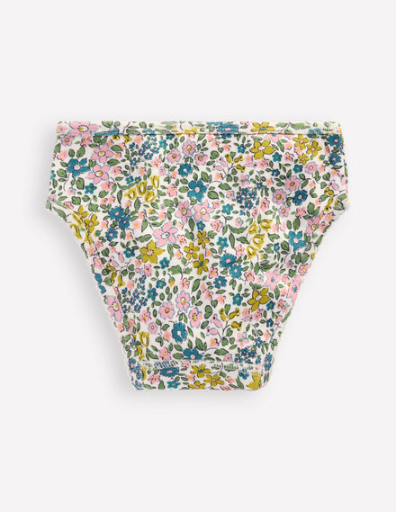 Unterhosen im 7er-Pack-Bunt Floral/Streifen