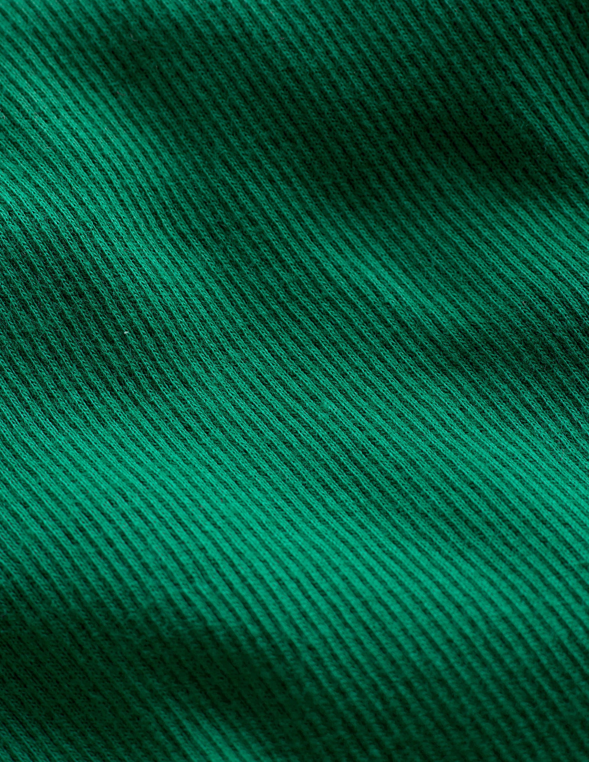 Geripptes Langarmshirt-Waldgrün-3