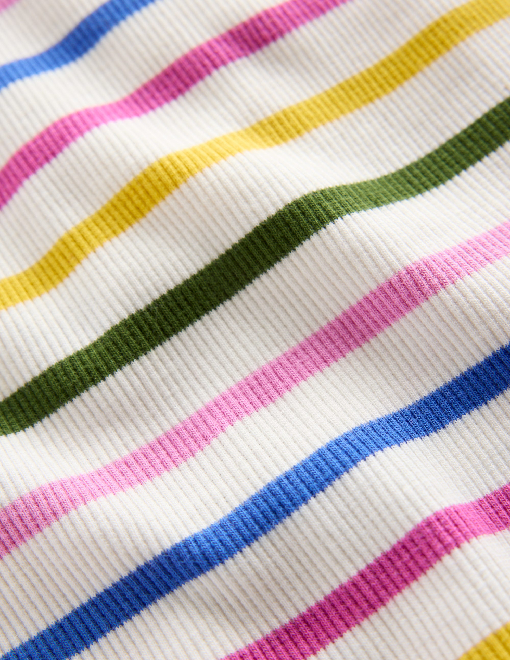 Geripptes Langarmshirt-Regenbogen Streifen - Image 3