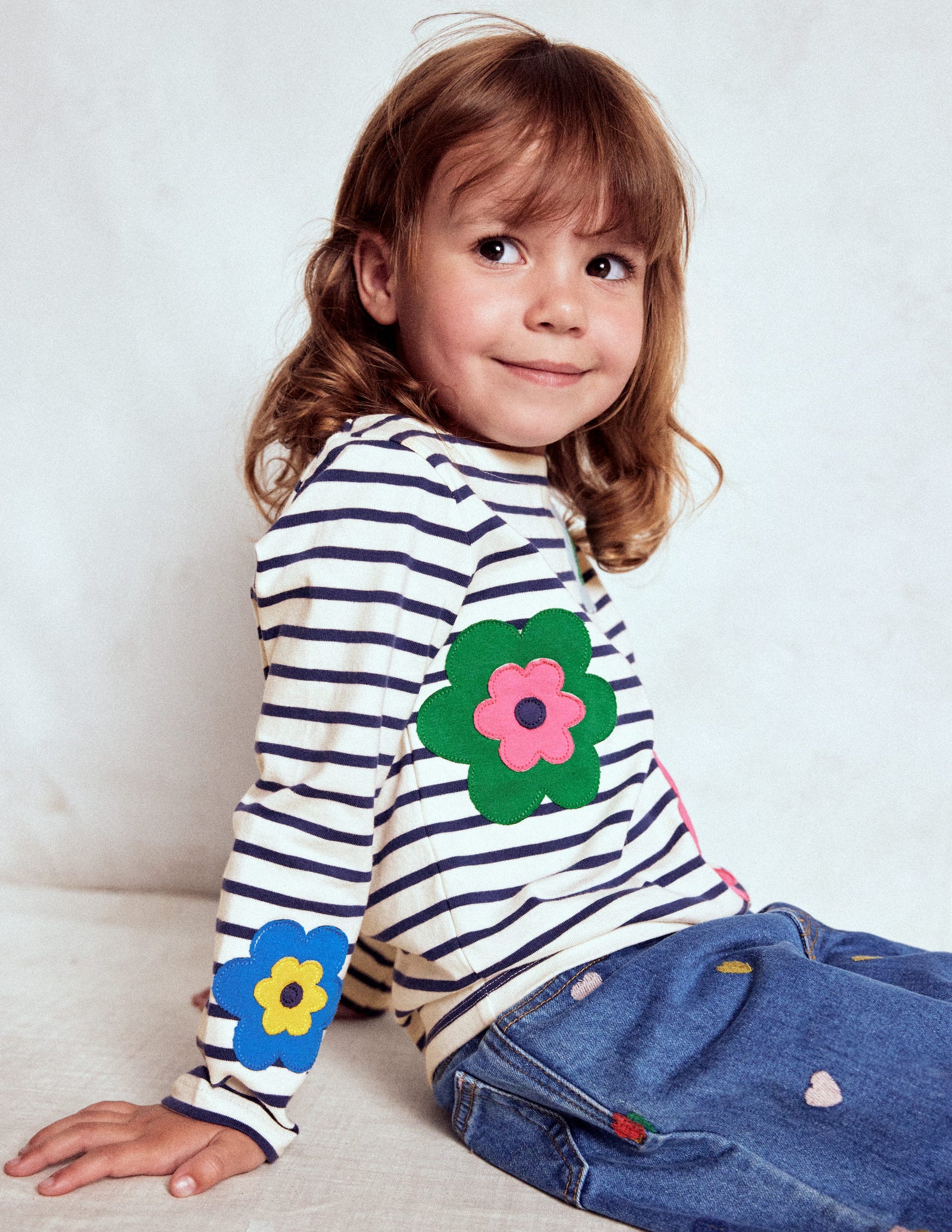 Ella Lustiges Breton-Bunt Blumen-2