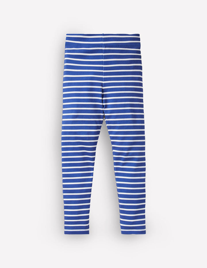 Lustige Leggings für jeden Tag-Surf Blau/Naturweiß