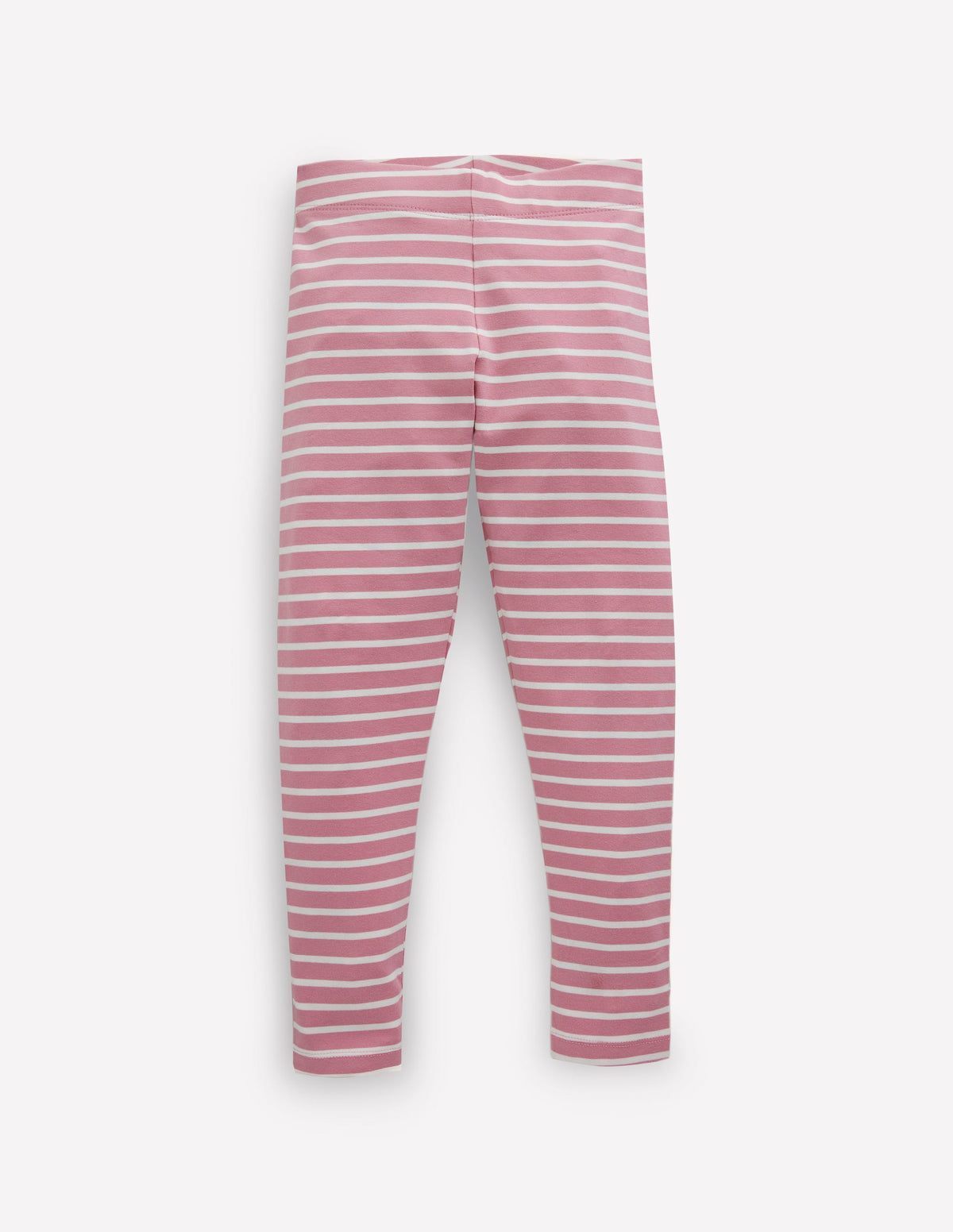 Lustige Leggings für den Alltag-Kirschblütenrosa/Naturweiß, Gestreift - Image 1