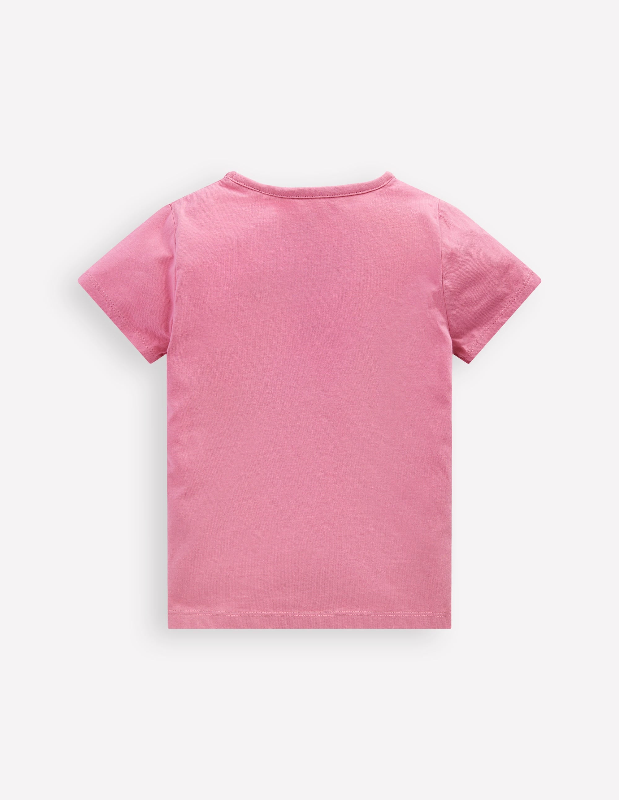 T-Shirt mit Applikation-Formica-Rosa Haustiere Schule - Image 2