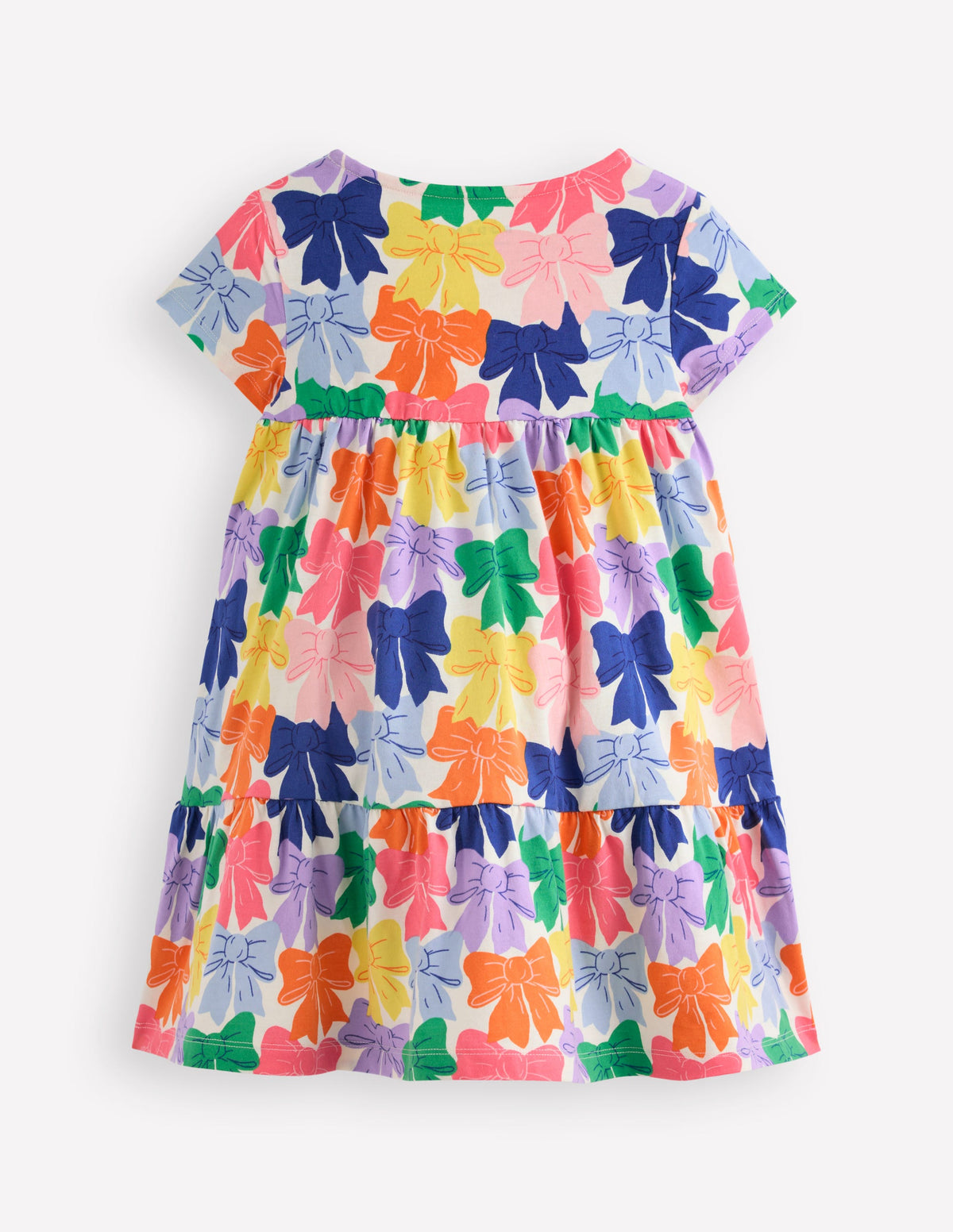Ariel Jerseykleid zum Herumwirbeln-Bunt Regenbogen Schleifen - Image 5