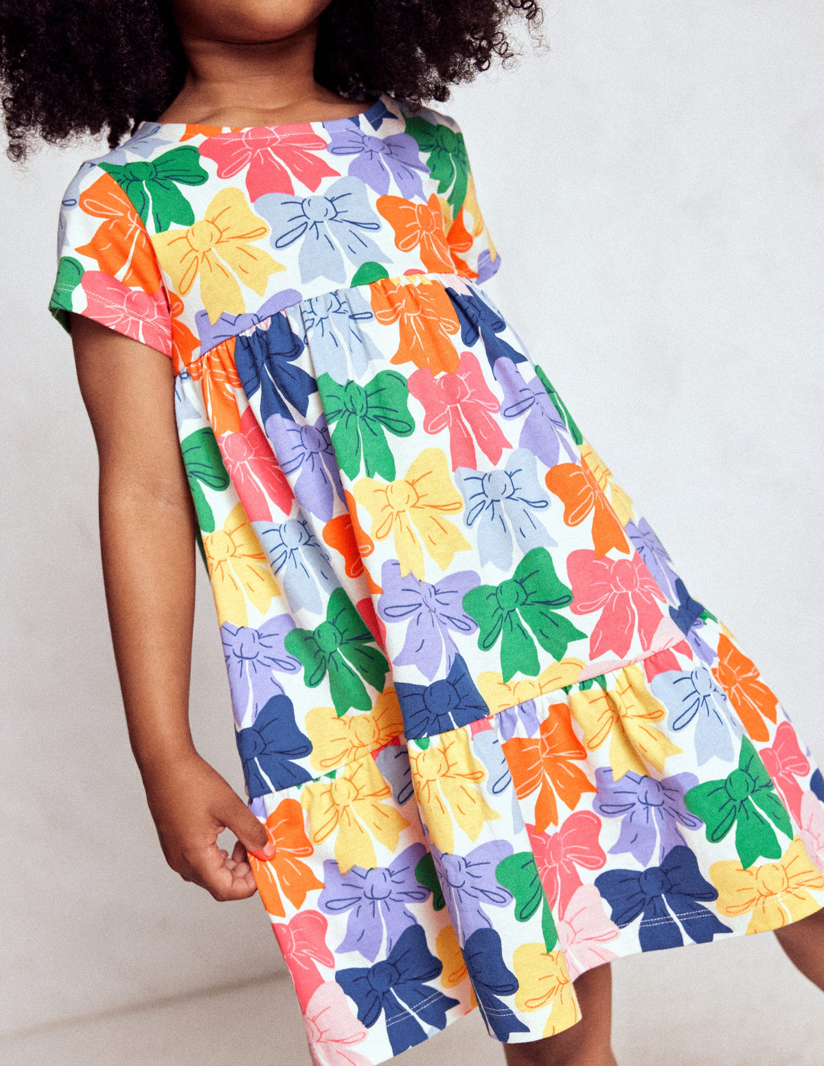 Ariel Jerseykleid zum Herumwirbeln-Bunt Regenbogen Schleifen - Image 2