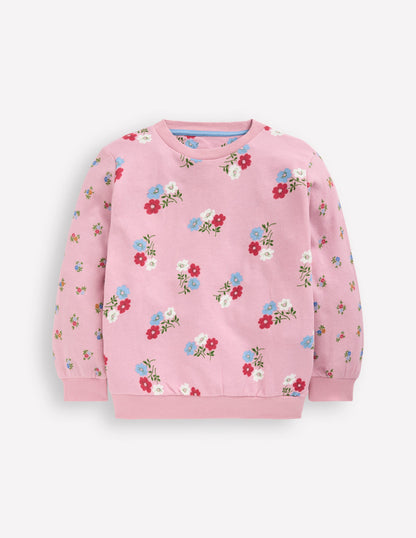 Sweat imprimé-Motif floral pêle-mêle-5