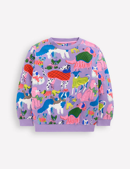 Printed Sweatshirt-Cosy Pups-4