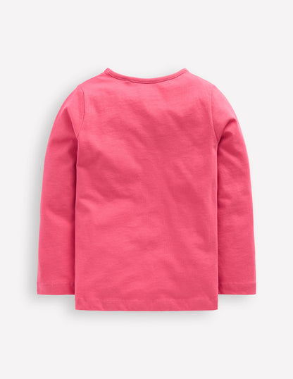Riso Langarmshirt-Pinkrosa, Schmetterlinge-2