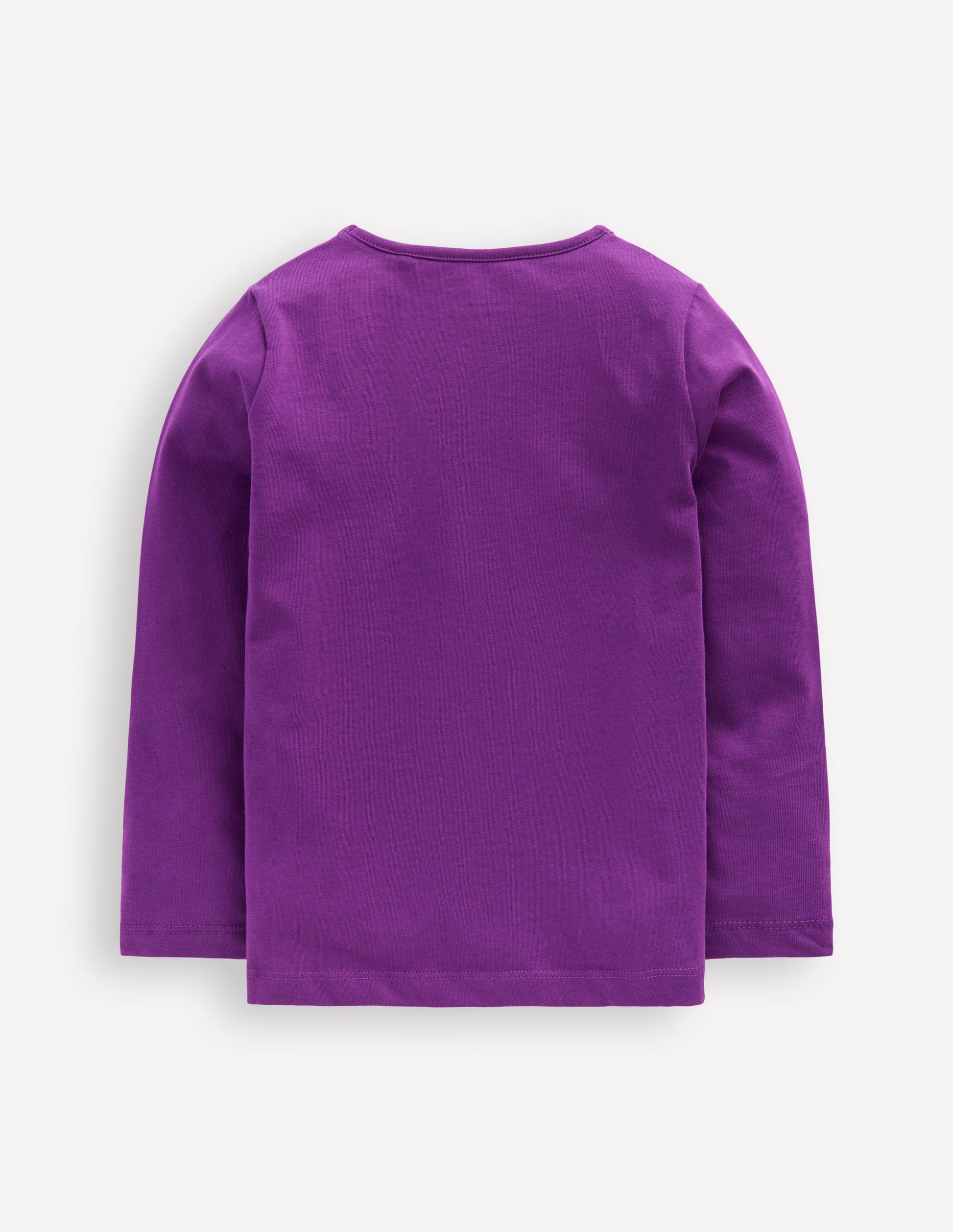 T-shirt manches longues à imprimé riso-Fantômes violet viola-2