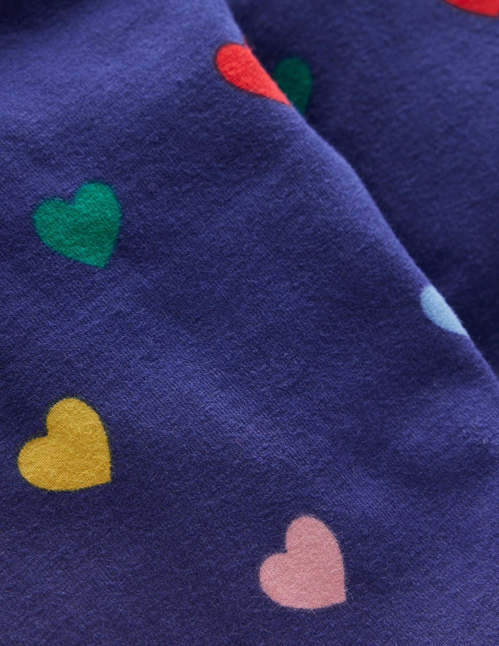 Lustige Leggings-Steuerbordblau Bunte Herzen