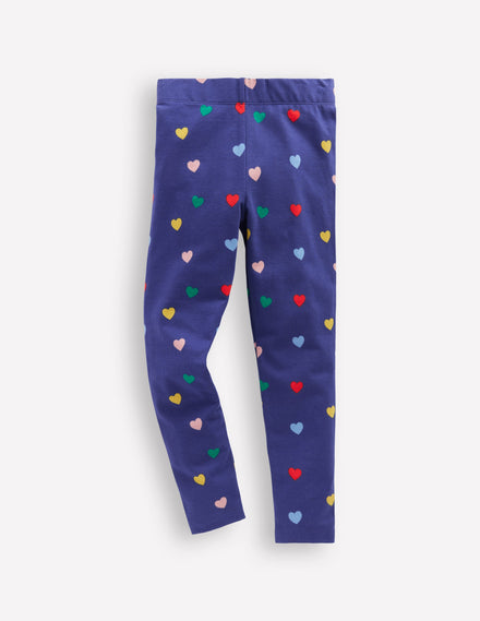 Legging fun-Cœurs bleu tribord multi