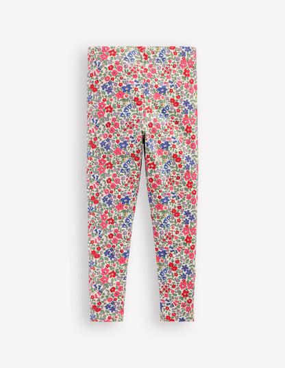 Lustige Leggings-Rosarot Blumenbeet-2