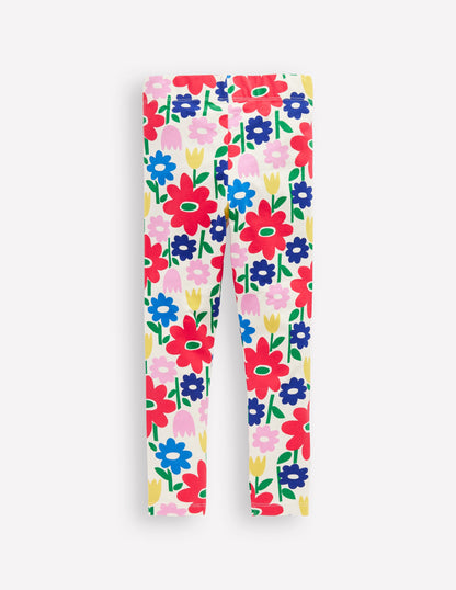 Lustige Leggings-Bunt Pop-Blume-2