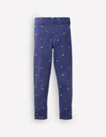 Lustige Leggings-Steuerbordblau Konfettipunkte
