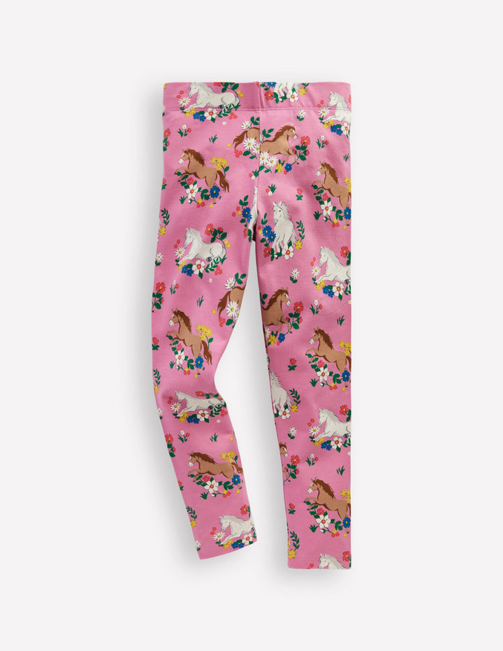 Legging fun-Motif Pony Meadow rose formica