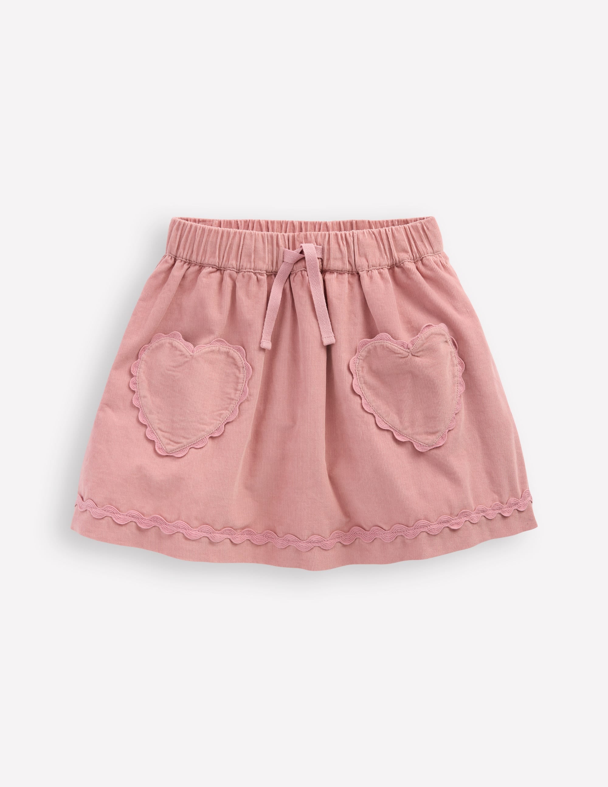 Rock mit Zackenlitze-Vintage-Rosa - Image 1