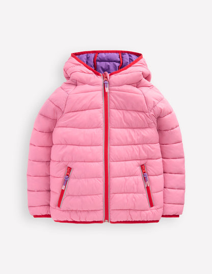 Pack-away Padded Jacket-Pink-1