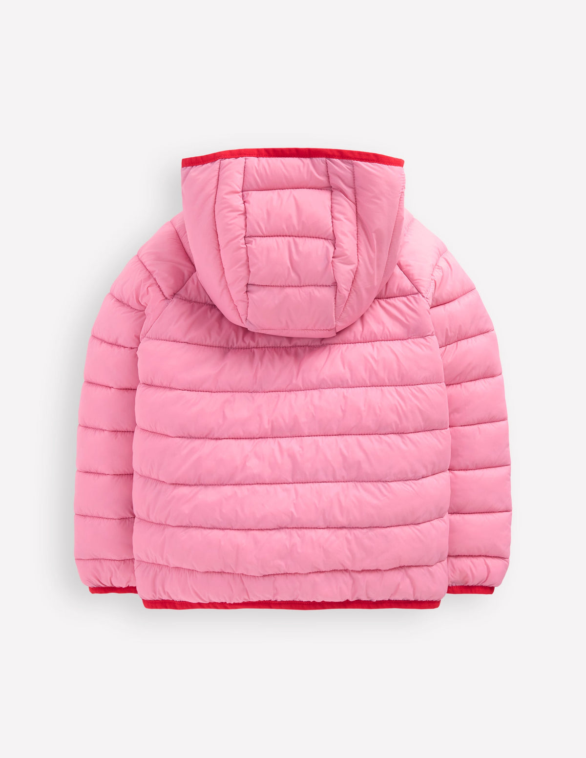 Bequem verstaubare, wattierte Jacke-ROSA - Image 2