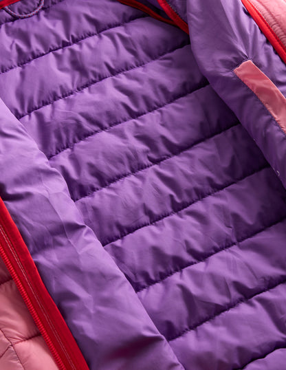 Pack-away Padded Jacket-Pink-4