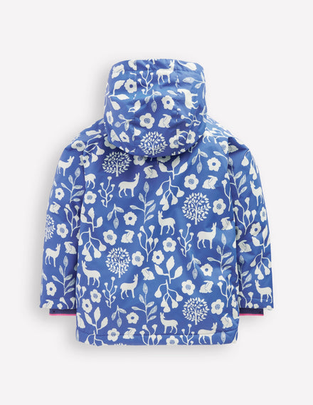 Anorak mit Sherpa-Futter-Blauhäher Wald