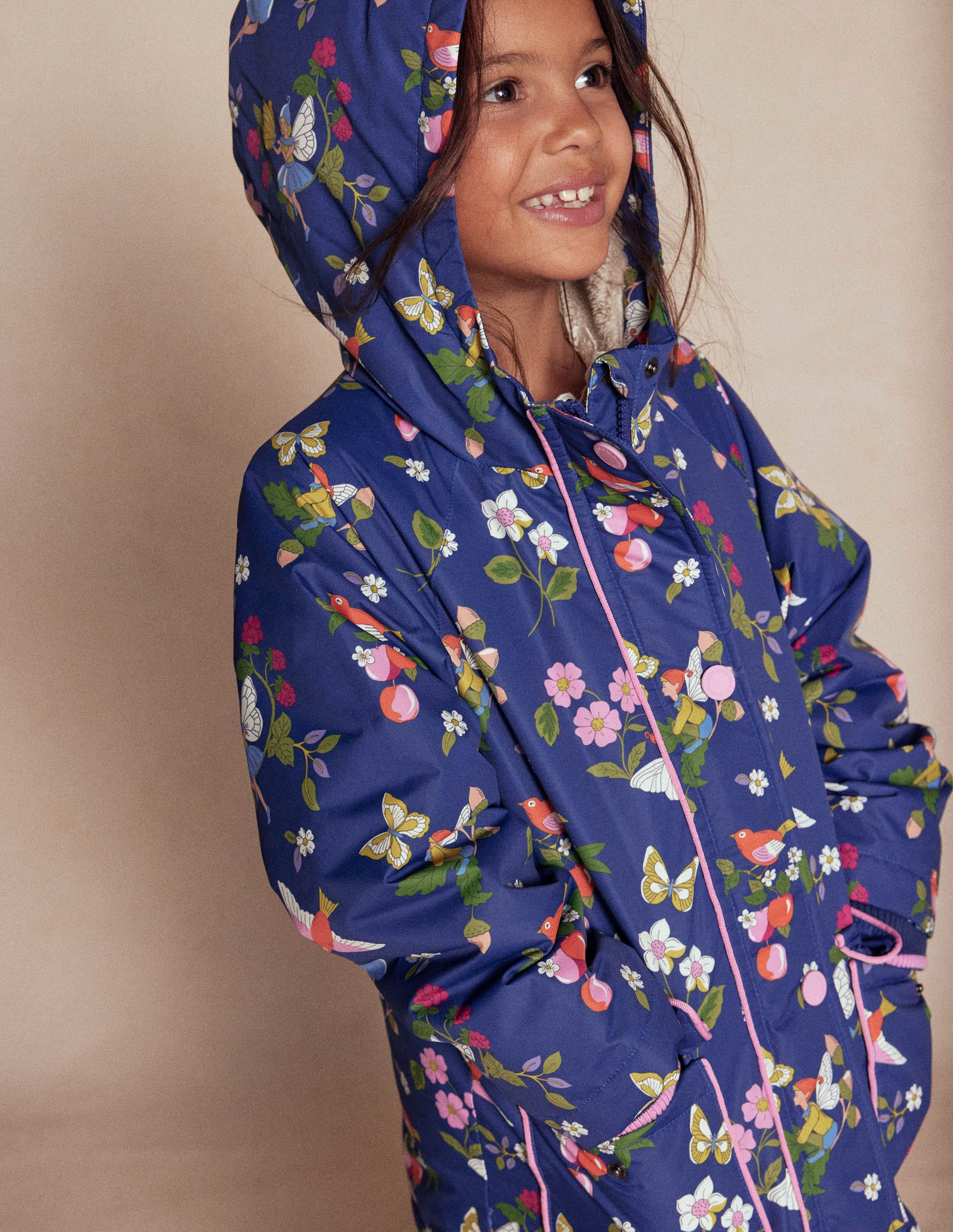 Anorak mit Sherpa-Futter-Segelblau, Feen - Image 6