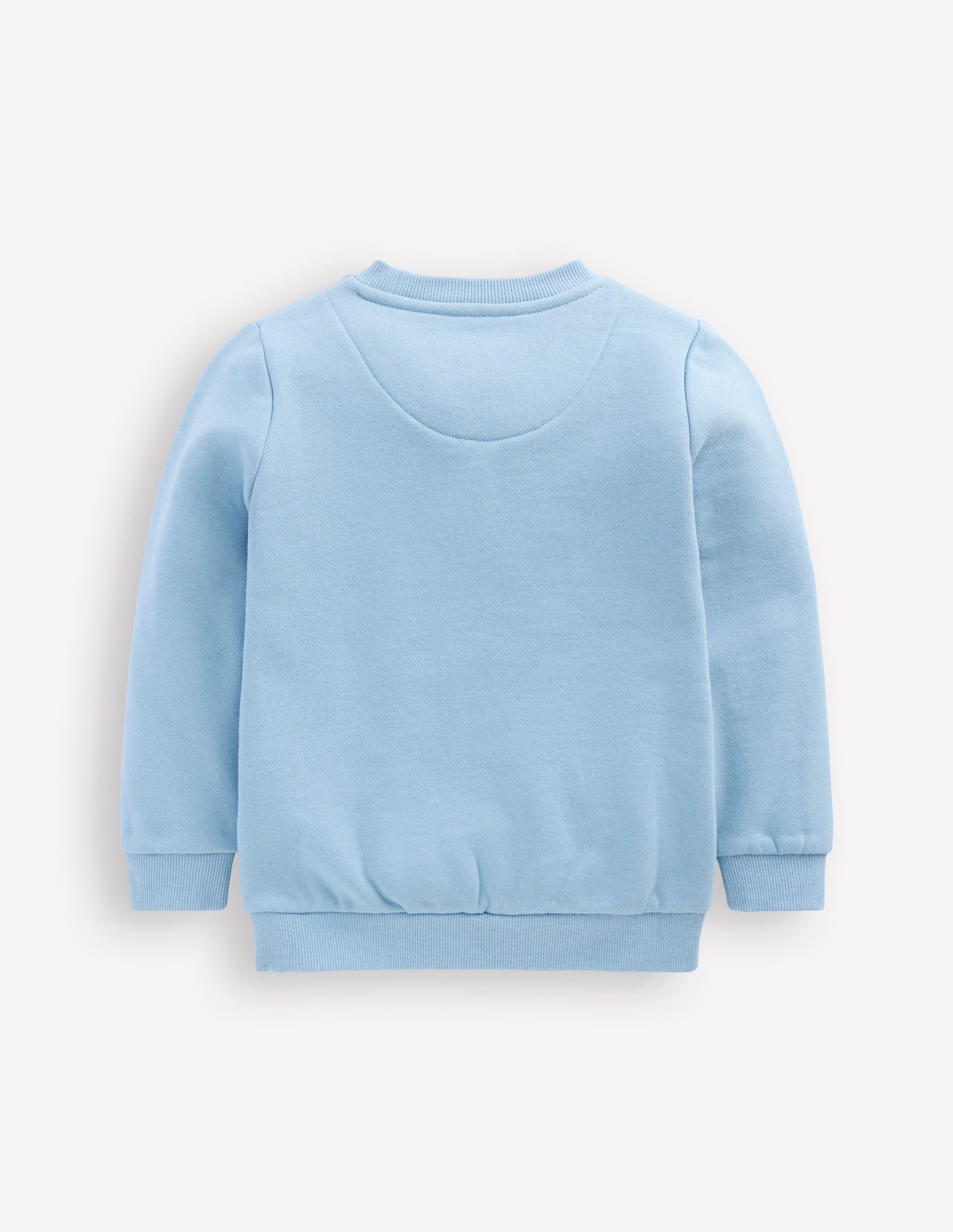 Sweatshirt mit Applikation-Gletscherblau Katze-2