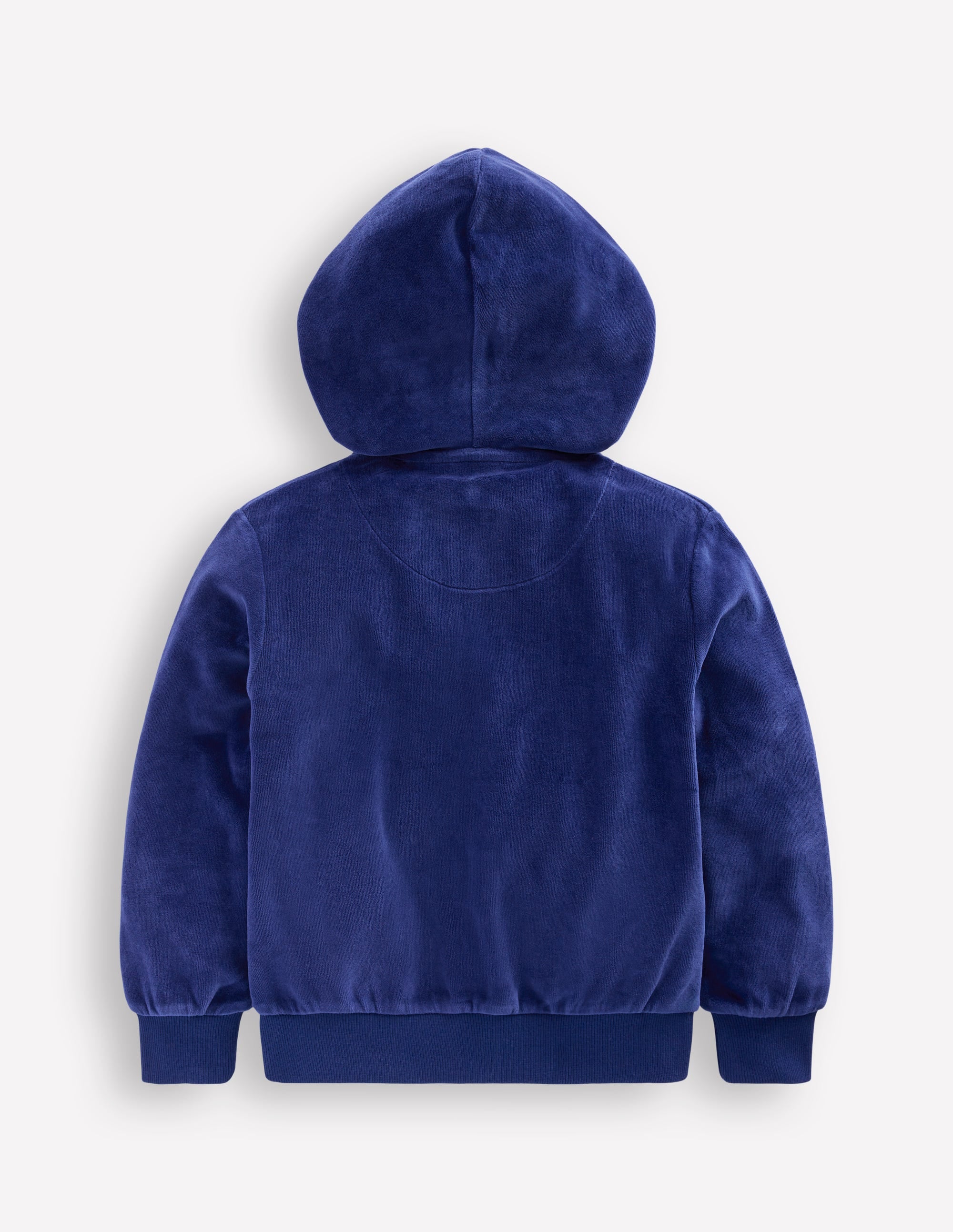 Kapuzenpullover aus Velours-Steuerbordblau - Image 7
