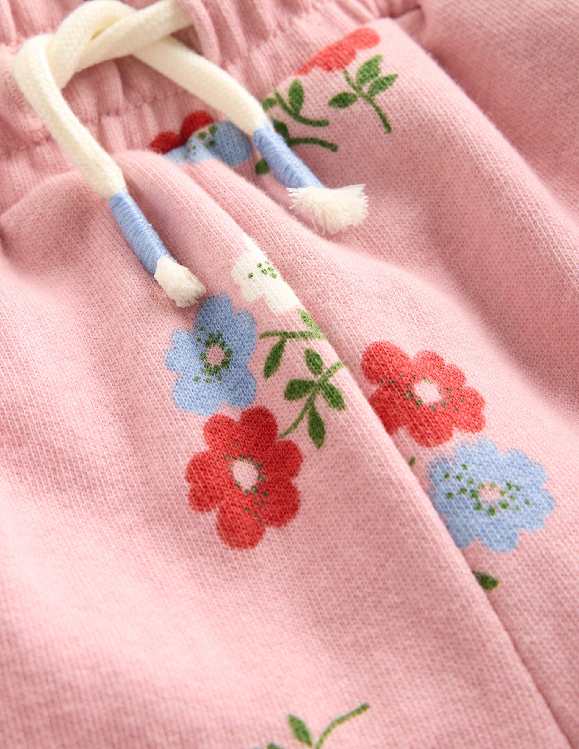 Lustige Jogginghose-Vintage-Rosa Kleiner Blumenstrauß-4