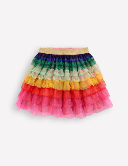 Gestufter Tüllrock-Regenbogen