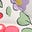 Manteau long cosy-Lit de fleurs rose