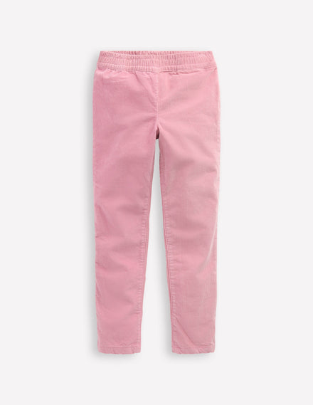 Legging en velours côtelé-Rose formica