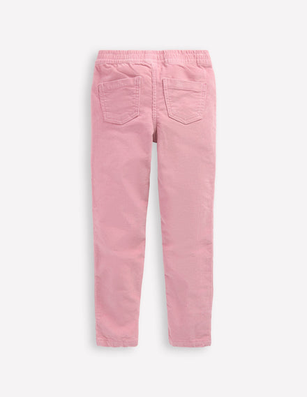 Neue Cord-Leggings-Kirschblütenrosa