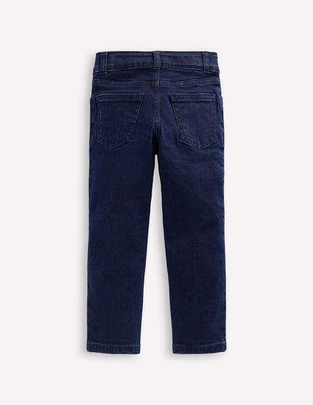 Jean slim taillé pour l'aventure-Denim Brut Vintage