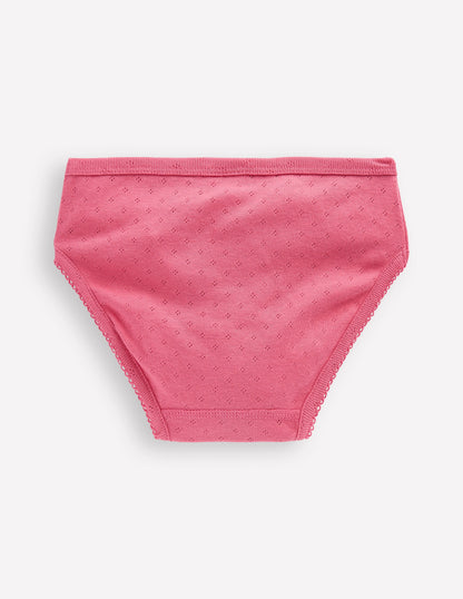 7 culottes en pointelle-Multicolore-2