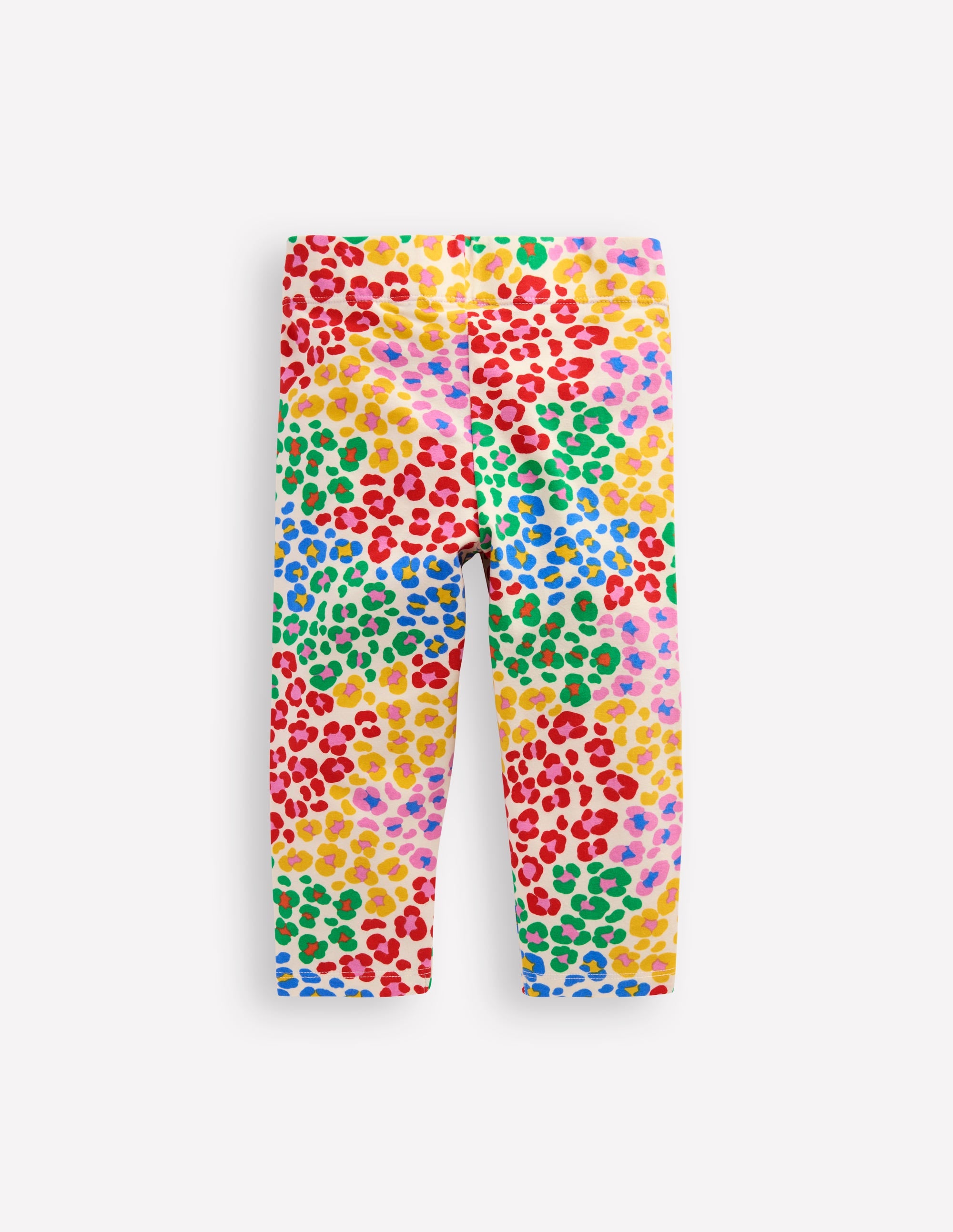 Lustige, verkürzte Leggings-Bunt, Regenbogenfarbenes Leopardenmuster - Image 2