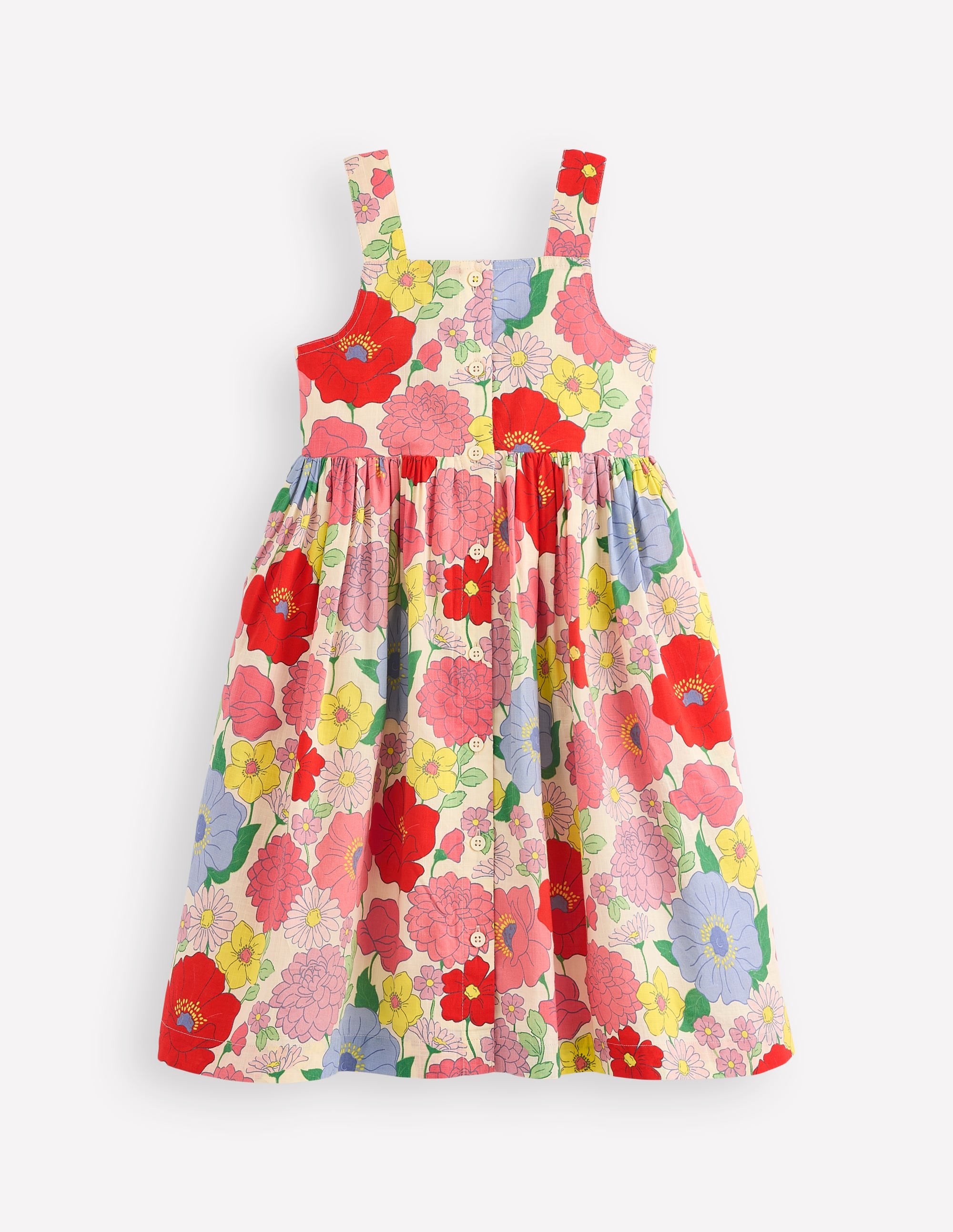 Robe Remy boutonnée-Motif Summer Garden multi - Image 5