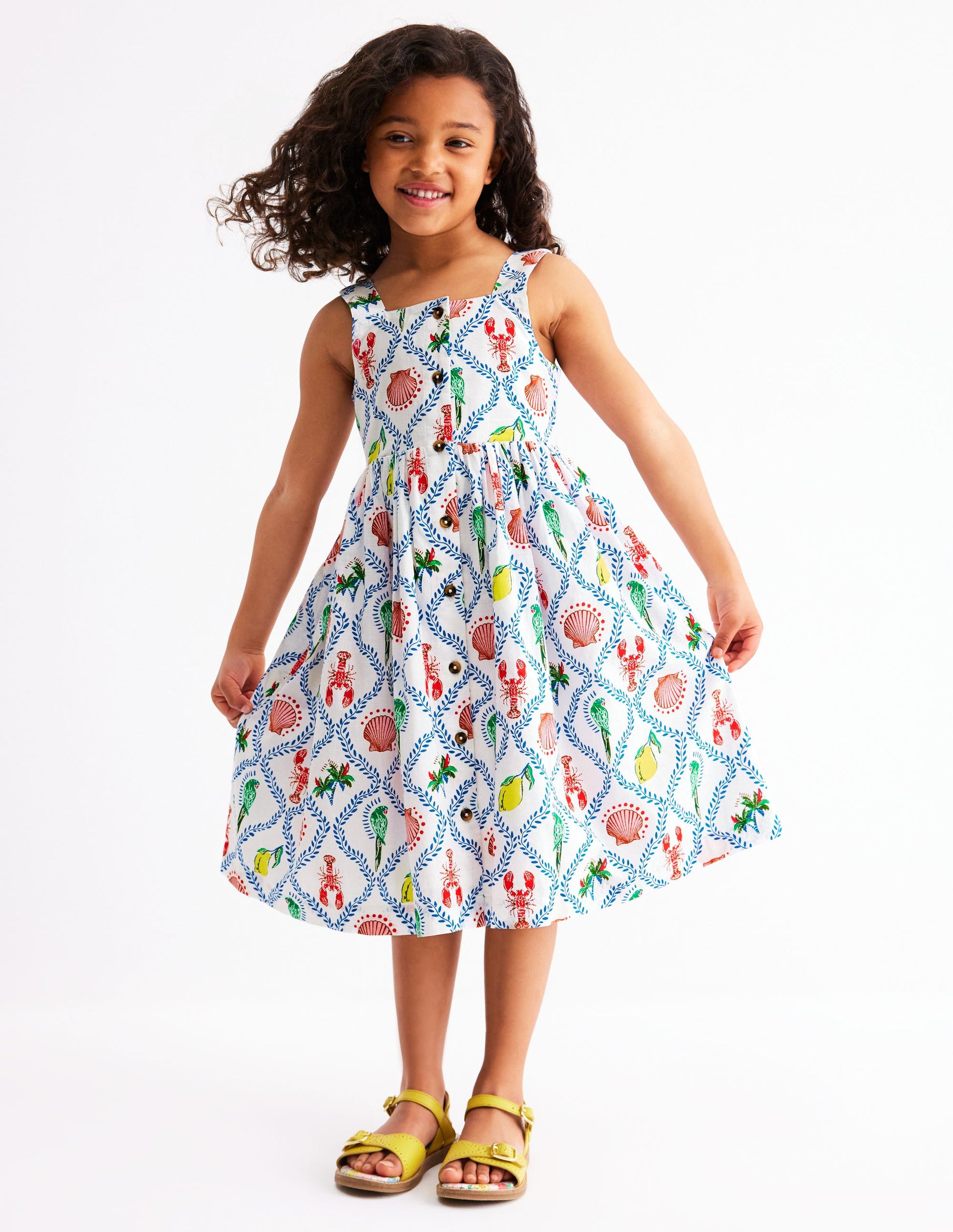 Robe Remy boutonnée-Motif Holiday Tile multi-1