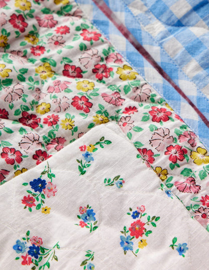 Aurore Wendejacke-Patchwork-Blumen