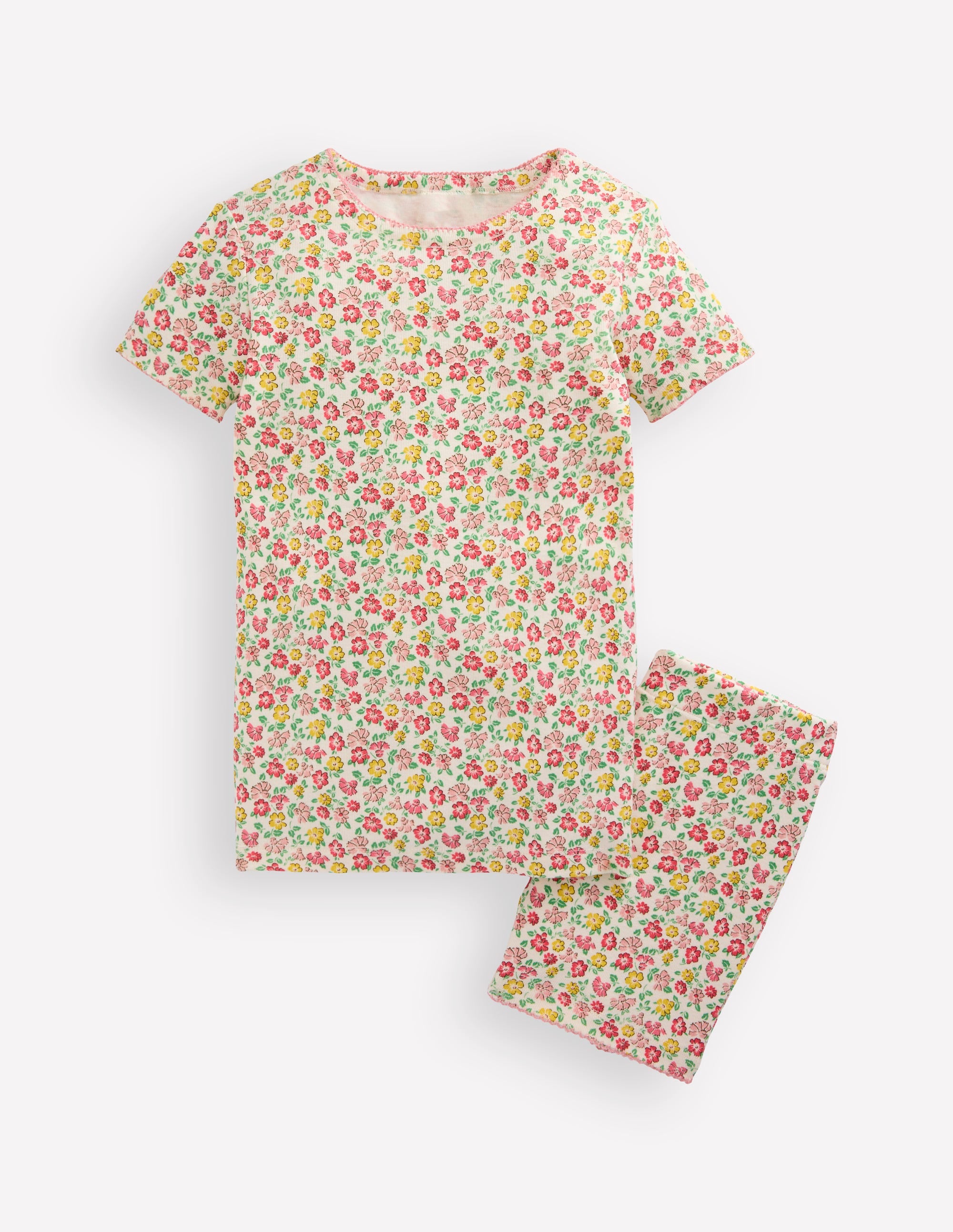 Pyjama court douillet-Motif Summer Flowerbed multi - Image 4