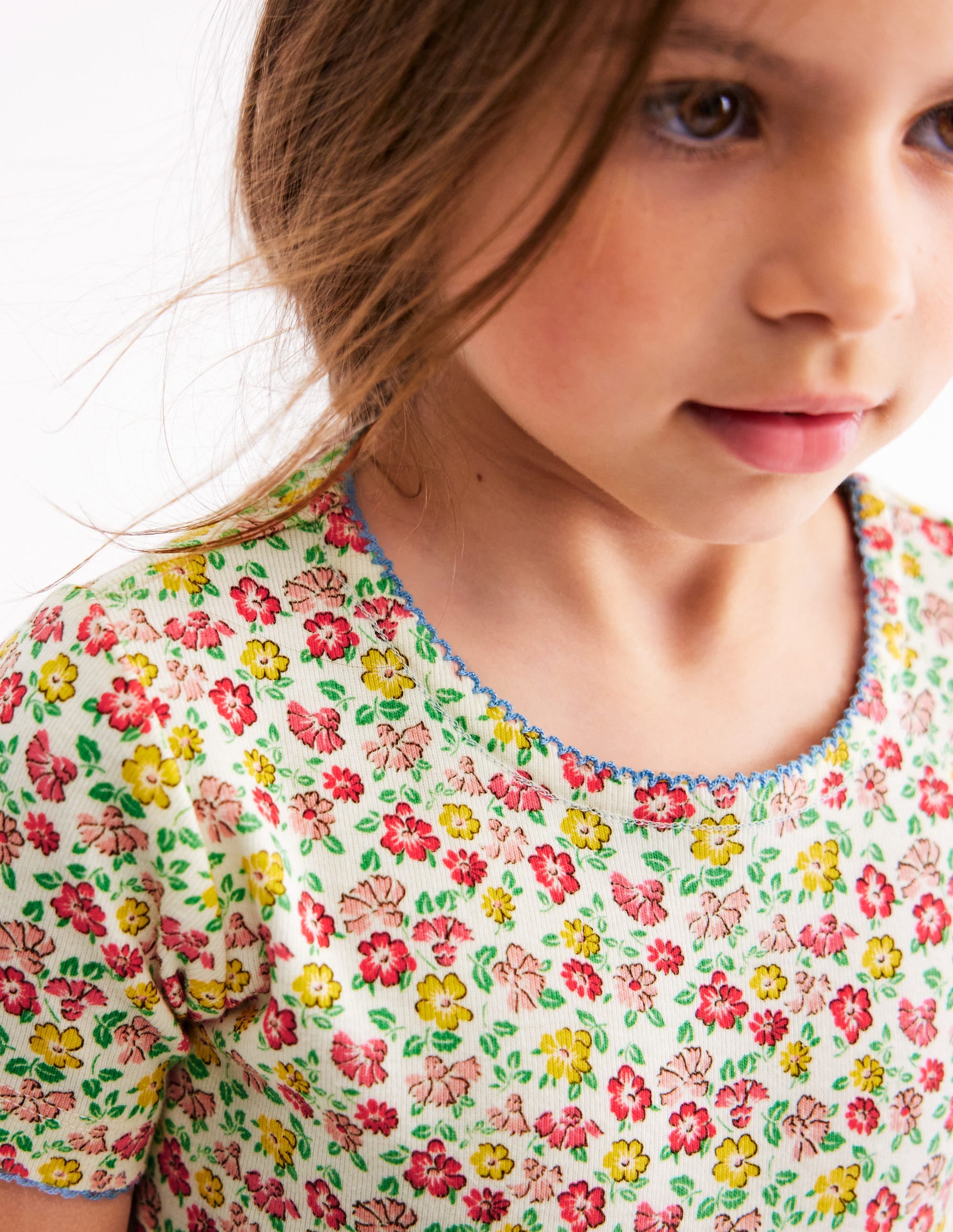 Pyjama court douillet-Motif Summer Flowerbed multi - Image 3