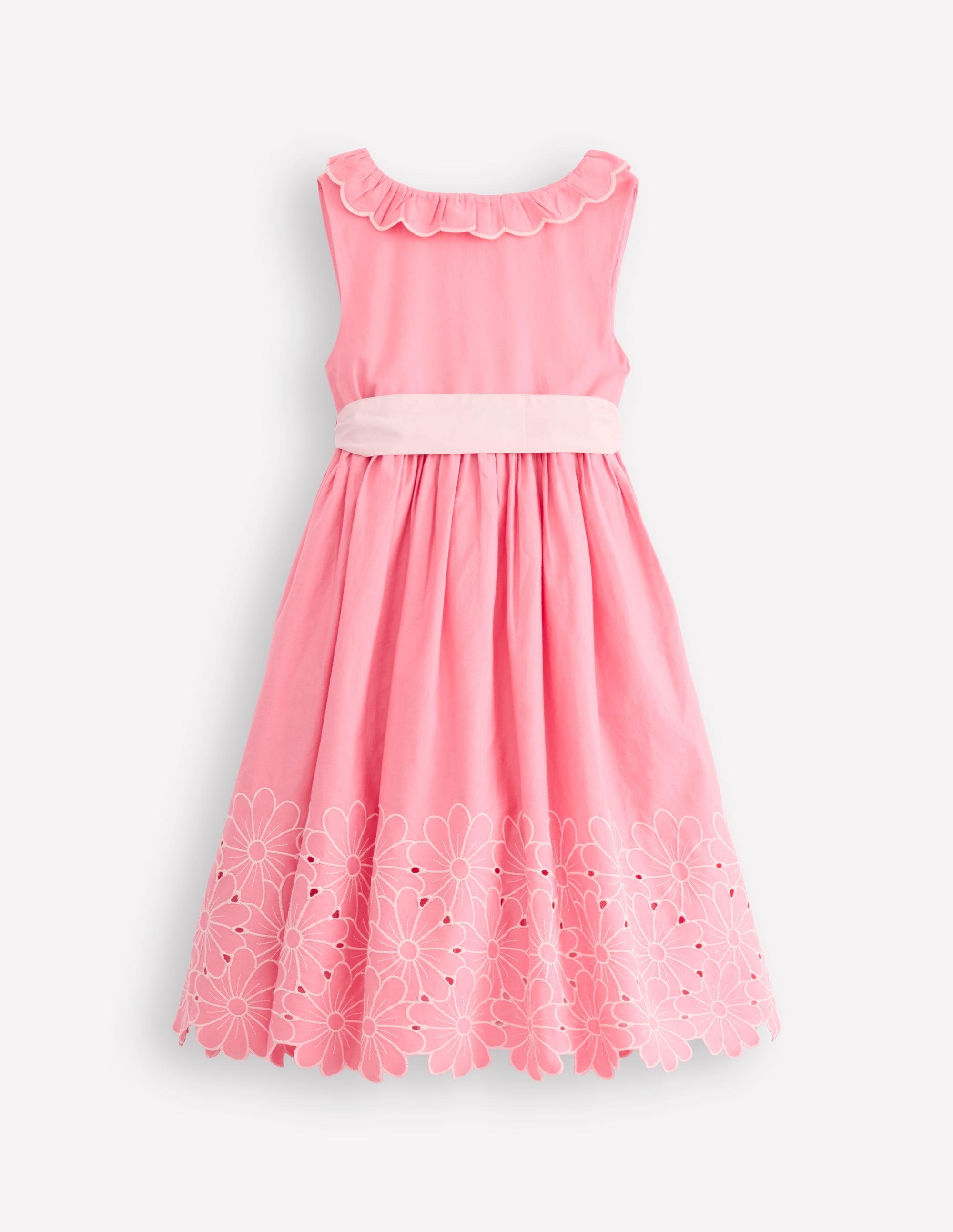 Kleid für besondere Anlässe mit Blumensaum-Lachsrosa - Image 1