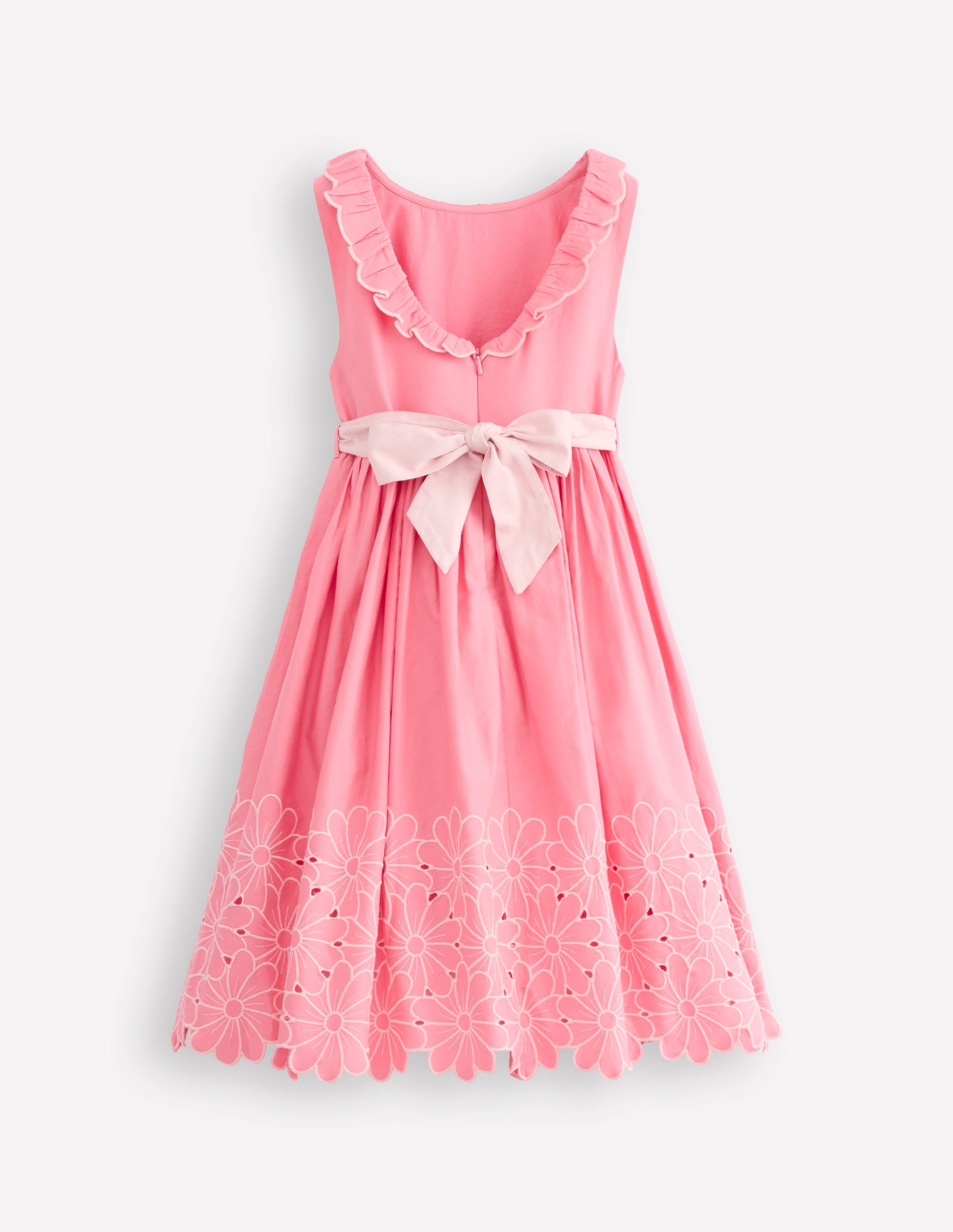 Kleid für besondere Anlässe mit Blumensaum-Lachsrosa - Image 2