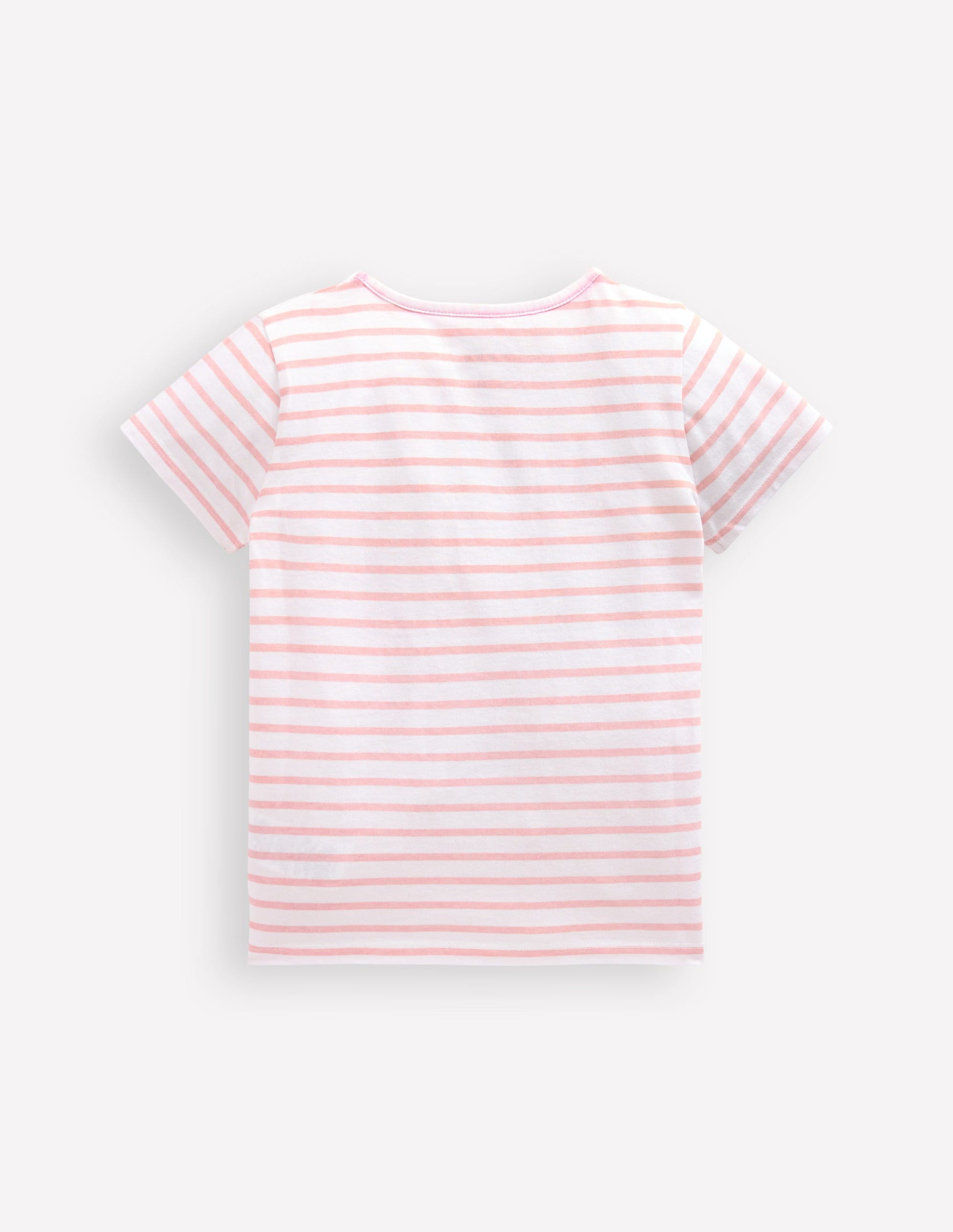 Bay Bouclé-T-Shirt-Streifen Schleifen-2