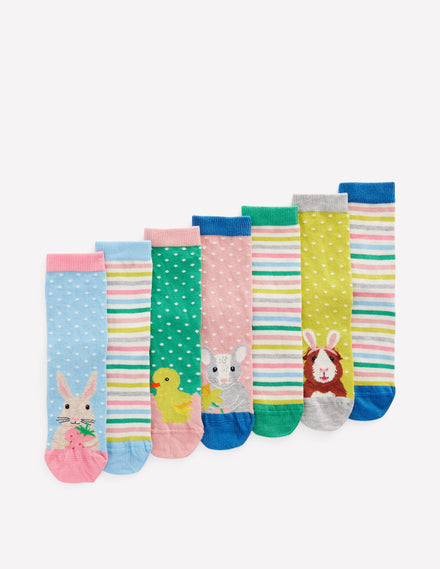 Socken im 7er-Pack-Ostertiere