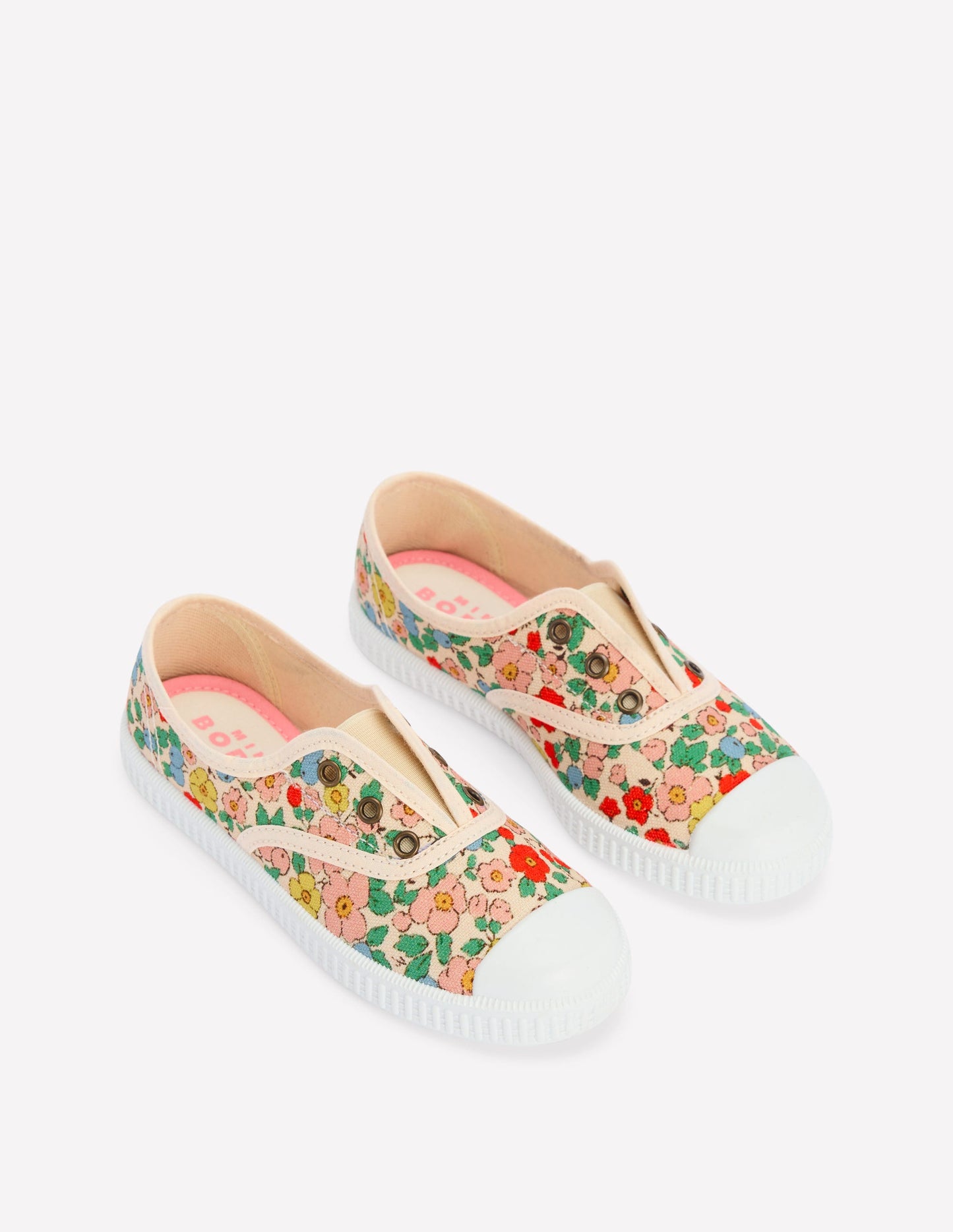 Chaussures sans lacets en toile à enfiler-Bunt Floral